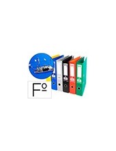 ARCHIVADOR PALANCA LIDERPAPEL FL FORRADO PVC RADO LOMO 75MM CLASICOS 2