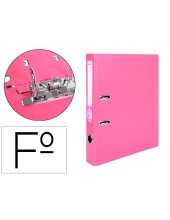 ARCHIVADOR ESTRECHO PALANCA DOCUMENTA FL PVC RADO LOMO 52MM ROSA