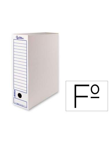 CAJA ARCHIVO DEFINITIVO LIDERPAPEL CARTON 340 G/M2 FL.