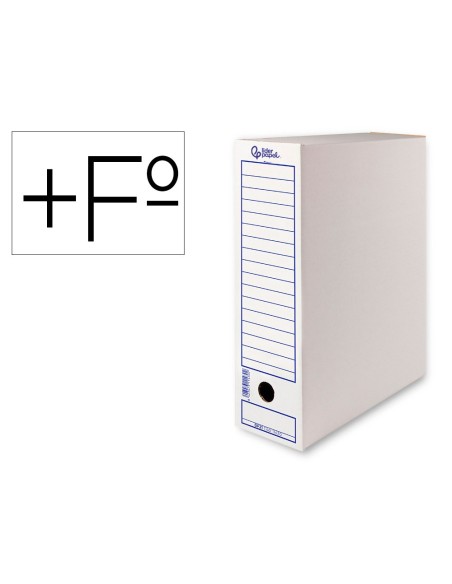 CAJA ARCHIVO DEFINITIVO CARTON 340 G/M2 FL. PROLONGADO