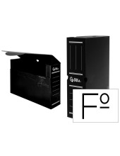 CAJA ARCHIVO DEFINITIVO PLASTICO NEGRO TAMAÑO 36X26X10 CM