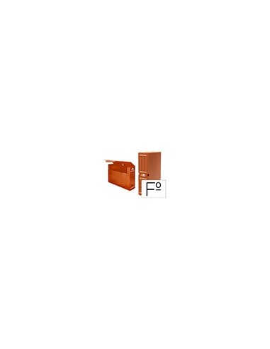 CAJA ARCHIVO DEFINITIVO PLASTICO MARRON TAMAÑO 36X26X10 CM