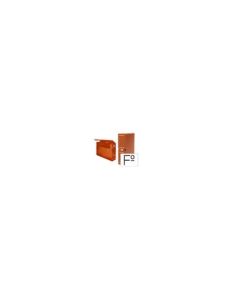 CAJA ARCHIVO DEFINITIVO PLASTICO MARRON TAMAÑO 36X26X10 CM