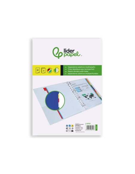SEP.LIDERPAPEL PLASTICO JUEGO 5 SEP.FL.16 TAL.