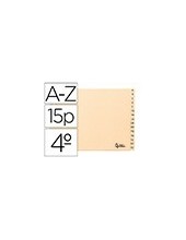 INDICE ALFABETICO  CLASIFICADOR CARTULINA ARCHIVADOR A5 APAISADO 2