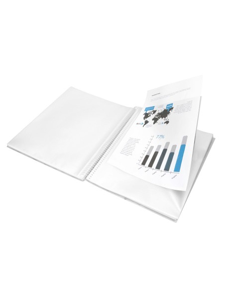 CARPETA ESCAPARATE C/ESP.10 FUNDAS PP.A4 TPTE.