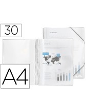 CARPETA ESCAPARATE C/ESP.30 FUNDAS PP.A4 TPTE.