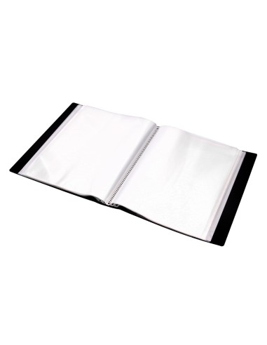 CARPETA ESCAPARATE 100 FUNDAS PP A4 NG.C/CAJETIN