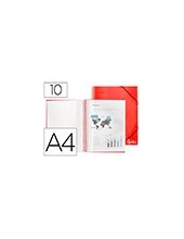 CARPETA ESCAPARATE C/ESP.10 FUNDAS PP A4 RJ. 2