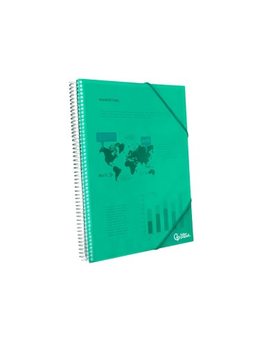 CARPETA ESCAPARATE C/ESP.20 FUNDAS PP A4 VE.