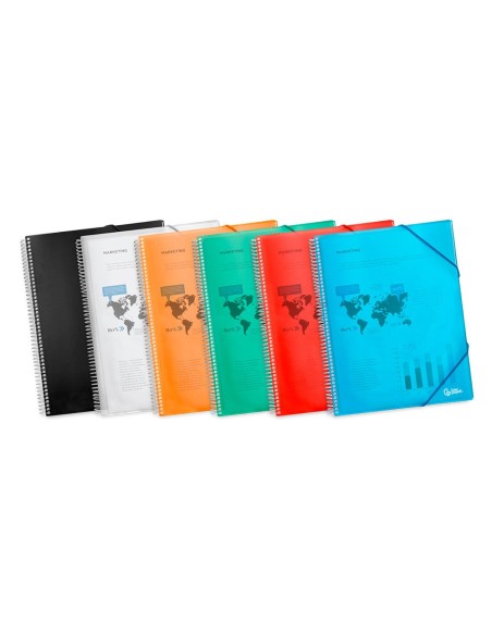 CARPETA ESCAPARATE C/ESP.20 FUNDAS PP A4 VE.