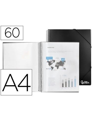 CARPETA ESCAPARATE C/ESP.60 FUNDAS PP A4 NG.