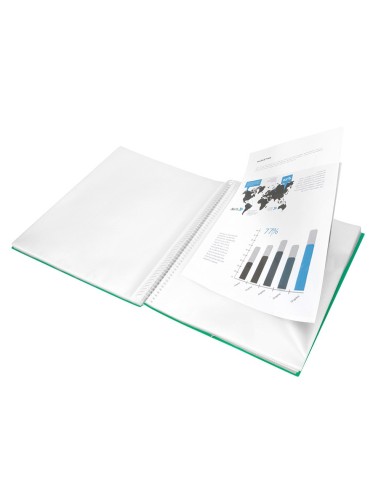 CARPETA ESCAPARATE C/ESP.20 FUNDAS PP A5 VE.EC48