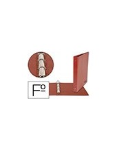 CARPETA 4 A 25 MM CARTON CUERO FL. 2