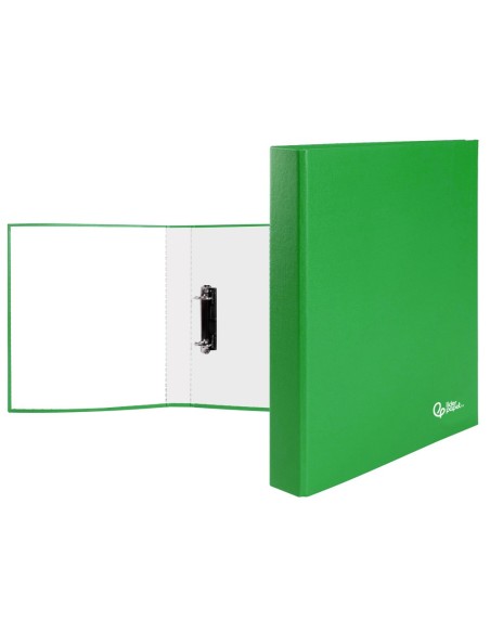 CARPETA 2 A 25 MM MIXTAS C.FORRADO PAPER FL.VERDE