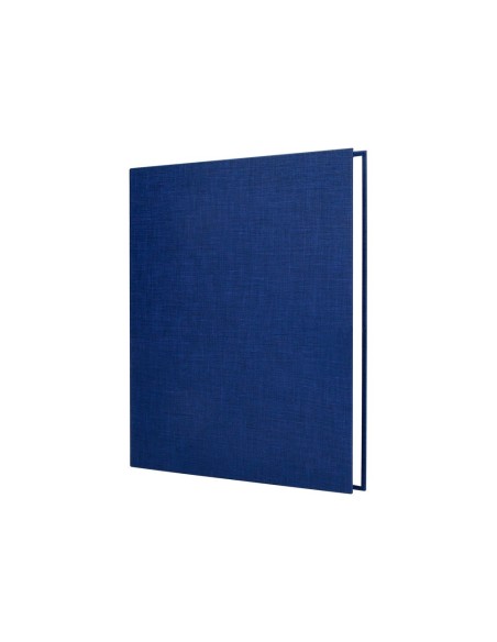 CARPETA 4 A 25 MM MIXTAS C.FORRADO PAPER FL.AZUL