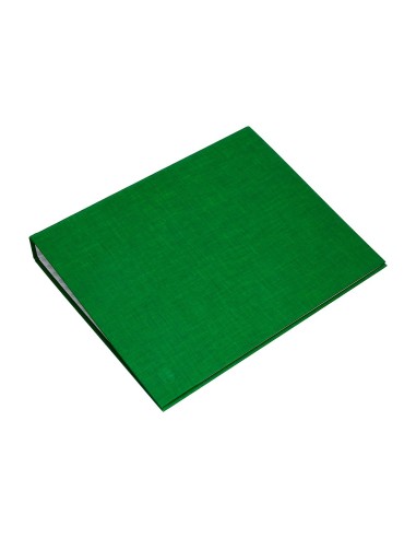 CARPETA 4 A 40 MM MIXTAS C.FORRADO PAPER FL.VERDE