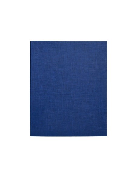 CARPETA 4 A 40 MM MIXTAS C.FORRADO PAPER FL.AZUL