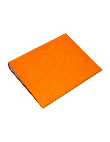 CARPETA 4 A 25 MM MIXTAS C.FORRADO COAT FL.I-NARANJA