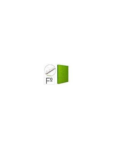 CARPETA 4 A 25 MM MIXTAS C.FORRADO COAT FL.I-VERDE
