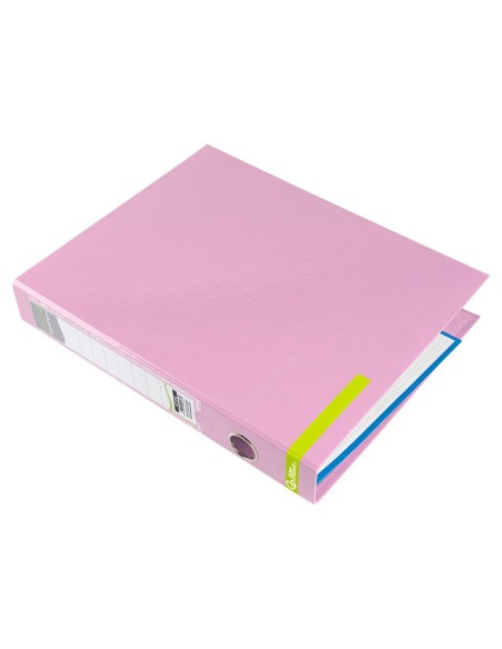 CARPETA 2AN.25MM MIXTAS  A4 FORRADO SYSTEM OLLAO TARJETERO ROSA
