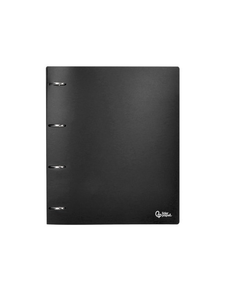 CARPETA LIDERPAPEL 4AN.40MM MIXTAS PP.A4 NG.OPACO