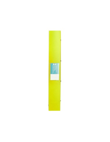 CARPETA LIDERPAPEL 4AN.MIXTAS 40MM PP.A4 AM. FLUOR OPACO