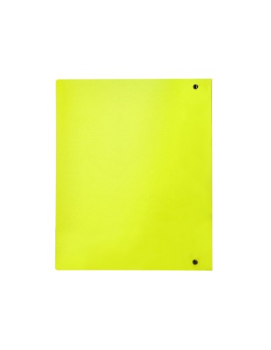 CARPETA LIDERPAPEL 4AN.MIXTAS 40MM PP.A4 AM. FLUOR OPACO