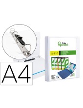 CARPETA CANGURO 4 A 16 MM PLASTICO DIN A4 BLANCO