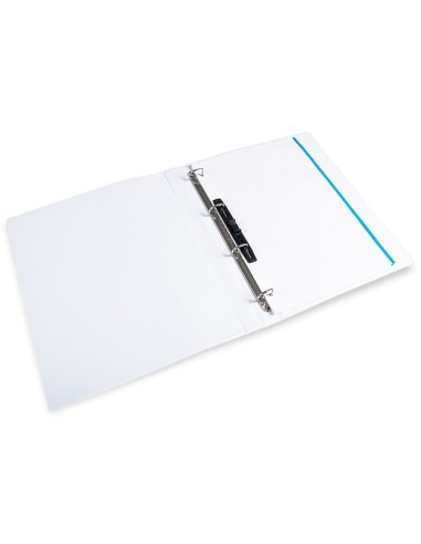 CARPETA CANGURO 4 A 16 MM PLASTICO DIN A4 BLANCO