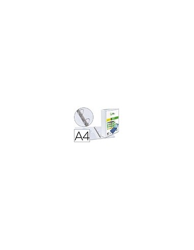 CARPETA CANGURO 4 A 40 MM PLASTICO DIN A4 BLANCO