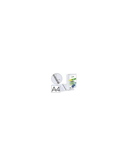 CARPETA CANGURO 4 A 40 MM PLASTICO DIN A4 BLANCO