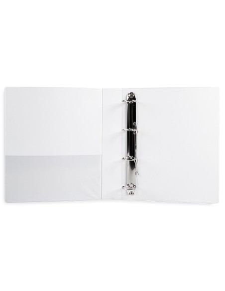 CARPETA CANGURO 4 A 40 MM PLASTICO DIN A4 BLANCO