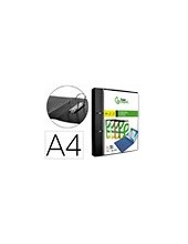 CARPETA  2AN.40MM MIXTAS PP.A4 NG.OPACO 2
