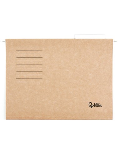 CARPETA COLGANTE FL VISOR SUP. LIDERPAPEL KRAFT