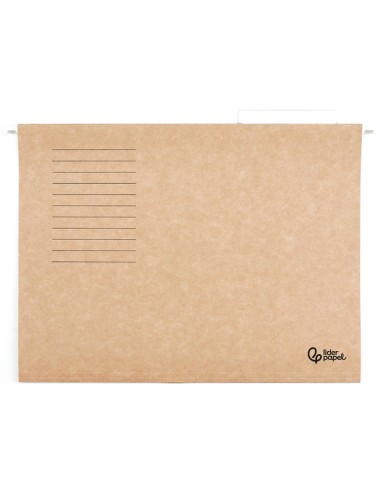 CARPETA COLGANTE A4 VISOR SUP. LIDERPAPEL KRAFT