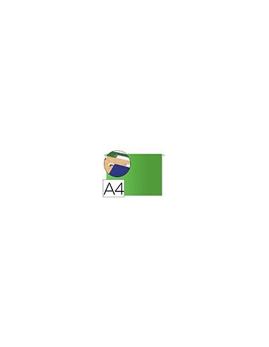 CARPETA COLGANTE A4 VISOR SUP. LIDERPAPEL VERDE