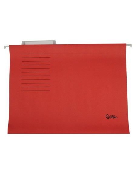 CARPETA COLGANTE FL VISOR SUP. LIDERPAPEL ROJO
