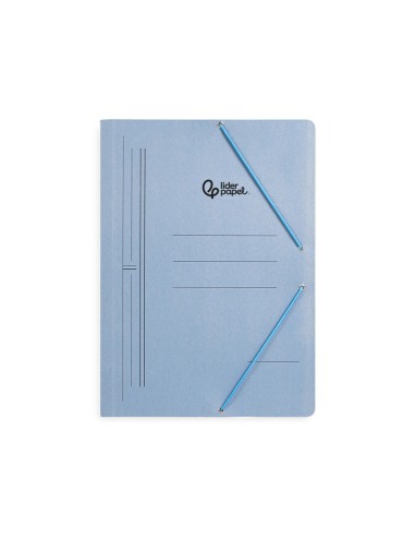 CARPETA GOMAS LIDERPAPEL FL CARTON AZ.