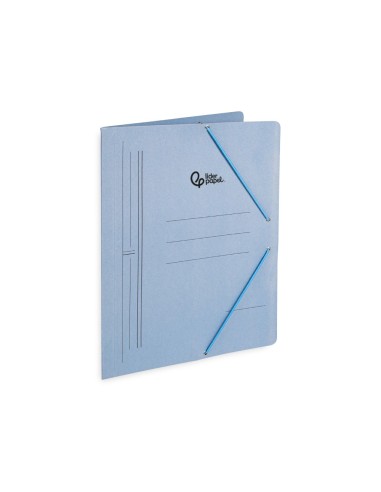 CARPETA GOMAS LIDERPAPEL FL CARTON AZ.