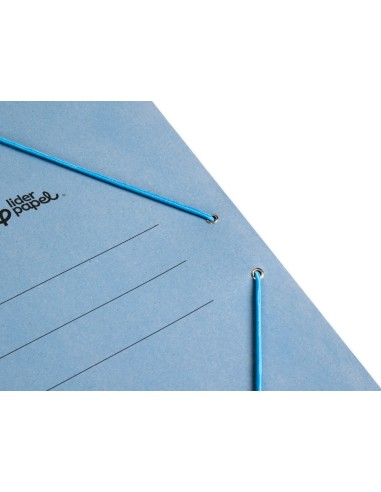 CARPETA GOMAS LIDERPAPEL FL CARTON AZ.