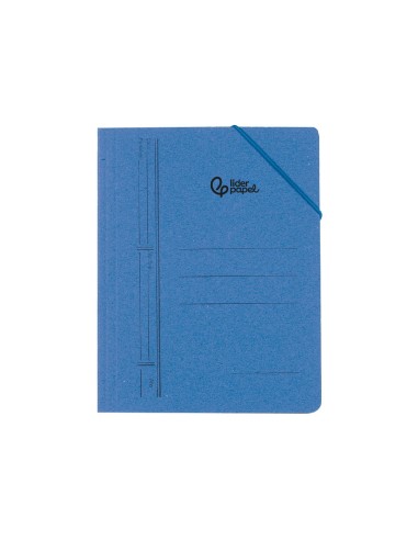CARPETA GOMAS LIDERPAPEL A5 CARTON AZ.
