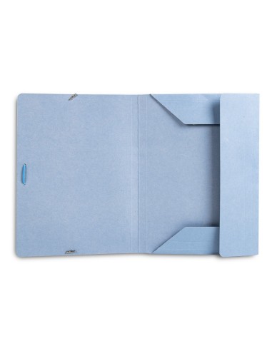 CARPETA GOMAS LIDERPAPEL FL CARTON 3 SOLAPAS AZ.