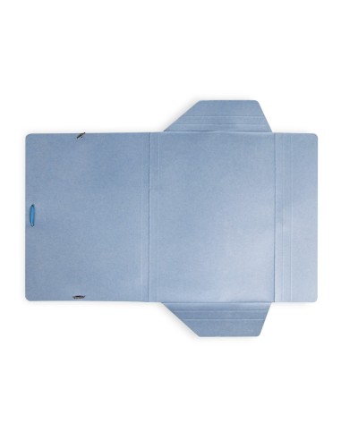 CARPETA GOMAS LIDERPAPEL FL CARTON 3 SOLAPAS AZ.