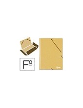 CARPETA GOMAS LIDERPAPEL FL CARTON PRESPAN 3 SOLAPAS AM. 2