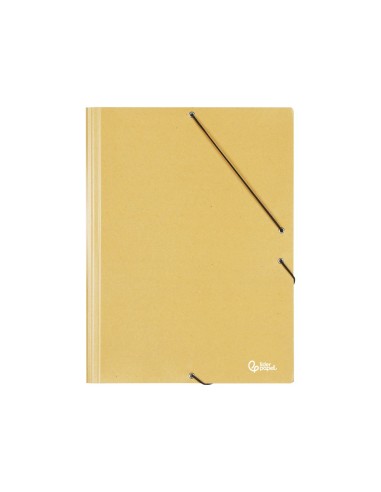 CARPETA GOMAS LIDERPAPEL FL CARTON PRESPAN 3 SOLAPAS AM.
