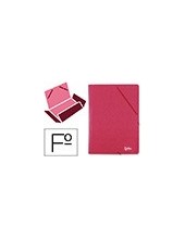 CARPETA GOMAS LIDERPAPEL FL CARTON PRESPAN 3 SOLAPAS RJ. 2