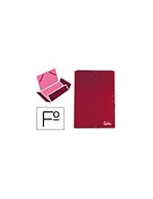 CARPETA GOMAS LIDERPAPEL FL CARTON FORRADO 3 SOLAPAS RJ. 2