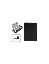 CARPETA GOMAS LIDERPAPEL FL CARTON FORRADO 3 SOLAPAS NG. 2