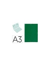 CARPETA PLANOS CARTON DIN A3 VERDE 2